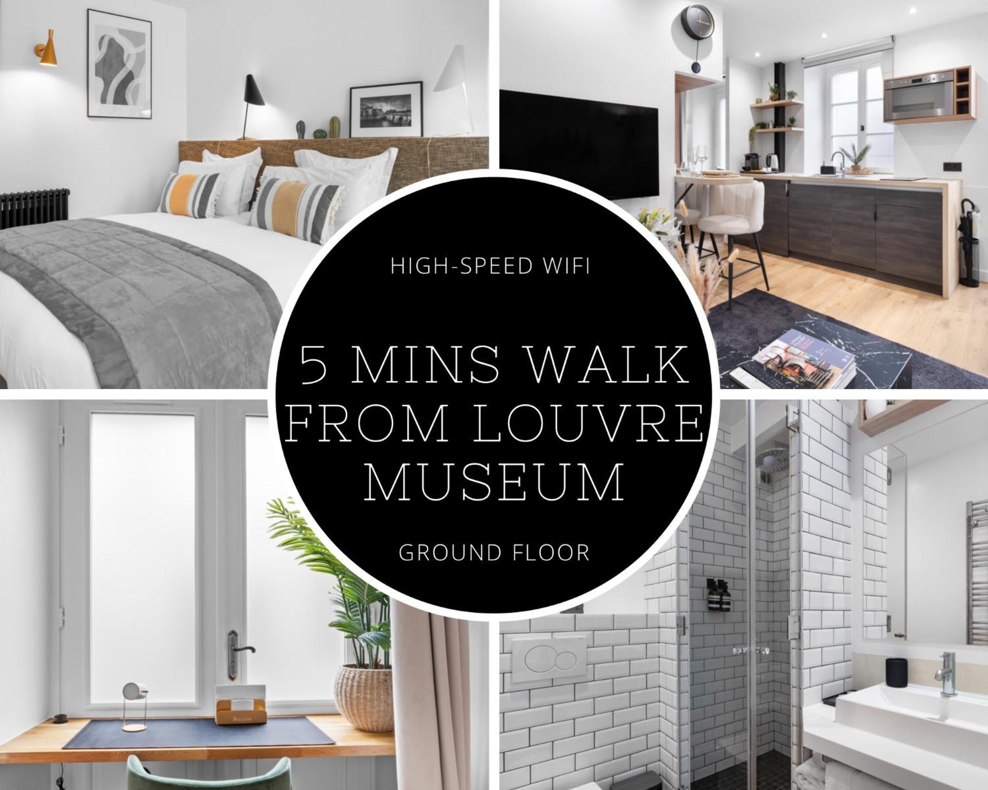 Appartement 30M2 Cosy A 5 Min A Pied Du Musee Du Louvre Paris Eksteriør bilde
